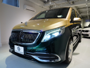 メルセデスベンツ Vクラス V220dスポーツ ロング レーダーP マイバッハ仕様 エグセクティブシート TVモニター付パーテーション パノラマSR 4人乗り 2年保証付