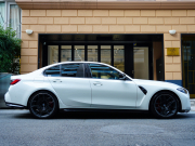 BMW Mシリーズ M3 Competition G80　ACC ﾒﾘﾉﾚｻﾞｰ ﾍﾞﾝﾁﾚｰｼｮﾝ ｶｰﾎﾞﾝﾙｰﾌ 純正ﾅﾋﾞTV harman/kardon 360ｶﾒﾗ LEDﾚｰｻﾞｰ ﾍｯﾄﾞｱｯﾌﾟD OP19/20ｲﾝﾁAW　2年保証