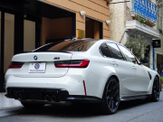 BMW Mシリーズ M3 Competition G80　ACC ﾒﾘﾉﾚｻﾞｰ ﾍﾞﾝﾁﾚｰｼｮﾝ ｶｰﾎﾞﾝﾙｰﾌ 純正ﾅﾋﾞTV harman/kardon 360ｶﾒﾗ LEDﾚｰｻﾞｰ ﾍｯﾄﾞｱｯﾌﾟD OP19/20ｲﾝﾁAW　2年保証