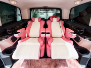 メルセデスベンツ Vクラス V220d AVG ロング レーダーP マイバッハ仕様 エグセクティブシート TVモニター付パーテーション パノラマSR 4人乗り 2年保証付