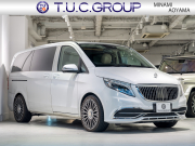 メルセデスベンツ Vクラス V220d AVG ロング レーダーP マイバッハ仕様 エグセクティブシート TVモニター付パーテーション パノラマSR 4人乗り 2年保証付