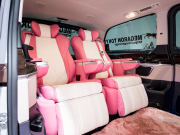 メルセデスベンツ Vクラス V220d AVG ロング レーダーP マイバッハ仕様 エグセクティブシート TVモニター付パーテーション パノラマSR 4人乗り 2年保証付