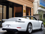 ポルシェ 911(Type991) ｶﾚﾗSｶﾌﾞﾘｵﾚ　MY13 ｸﾞﾚｰ革 ﾍﾞﾝﾁﾚｰﾀｰ ｶﾛｯﾂｪﾘｱSDﾅﾋﾞ BOSEｻｳﾝﾄﾞ PASM ﾊﾟﾜｸﾗﾏﾌﾗｰ ﾌﾙﾗｯﾋﾟﾝｸﾞ　2年保証付