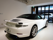 ポルシェ 911(Type991) ｶﾚﾗSｶﾌﾞﾘｵﾚ　MY13 ｸﾞﾚｰ革 ﾍﾞﾝﾁﾚｰﾀｰ ｶﾛｯﾂｪﾘｱSDﾅﾋﾞ BOSEｻｳﾝﾄﾞ PASM ﾊﾟﾜｸﾗﾏﾌﾗｰ ﾌﾙﾗｯﾋﾟﾝｸﾞ　2年保証付