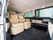 メルセデスベンツ Vクラス V220d AVG ﾛﾝｸﾞ ﾚｰﾀﾞｰP　ﾏｲﾊﾞｯﾊ仕様 ｴｸﾞｾｸﾃｨﾌﾞｼｰﾄ TVﾓﾆﾀｰ付ﾊﾟｰﾃｰｼｮﾝ 4人乗り　2年保証付