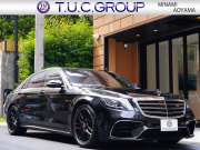 AMG Sクラス S63 long AMGﾀﾞｲﾅﾐｯｸ&ﾚｰﾀﾞｰPKG　後期ﾓﾃﾞﾙ 右H MEｺﾈ 黒革 ﾊﾟﾉﾗﾏSR ﾅﾋﾞTV ﾌﾙｾｸﾞ CarPlay HUD ﾍﾞﾝﾁﾚｰﾀｰ　2年保証付
