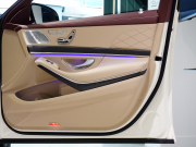 AMG Sクラス S63 4MATIC+ ロング AMGダイナミック&レーダーP 左H ブラウン&ベージュインテリア パノラマR HDDナビTV  エアサス AMG20インチAW 2年保証付