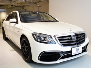 AMG Sクラス S63 4MATIC+ ロング AMGダイナミック&レーダーP 左H ブラウン&ベージュインテリア パノラマR HDDナビTV  エアサス AMG20インチAW 2年保証付