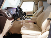 AMG Gクラス G63 AMGﾚｻﾞｰｴｸｽｸﾙｰｼﾌﾞPKG　正規D車 1ｵｰﾅｰ 左H Meｺﾈｸﾄ ﾍﾞｰｼﾞｭ革 ｻﾝﾙｰﾌ 純正ﾅﾋﾞTV Burmester AMGﾊﾟﾌｫｰﾏﾝｽEX AMG20ｲﾝﾁAW OPｶﾗｰ　2年保証