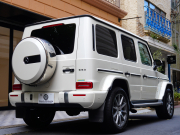 AMG Gクラス G63 AMGﾚｻﾞｰｴｸｽｸﾙｰｼﾌﾞPKG　正規D車 1ｵｰﾅｰ 左H Meｺﾈｸﾄ ﾍﾞｰｼﾞｭ革 ｻﾝﾙｰﾌ 純正ﾅﾋﾞTV Burmester AMGﾊﾟﾌｫｰﾏﾝｽEX AMG20ｲﾝﾁAW OPｶﾗｰ　2年保証