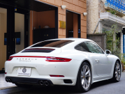 ポルシェ 911(Type991.2) ｶﾚﾗ4 ｽﾎﾟｰﾂｸﾛﾉPKG　右H ﾌﾙﾚｻﾞｰﾂｰﾄﾝｲﾝﾃﾘｱ 赤革 純正PCMﾅﾋﾞ CarPlay Bｶﾒﾗ ﾊﾟｰｸｱｼｽﾄ ｶﾚﾗS20AW　2年保証付