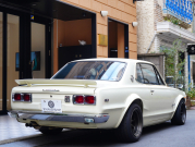 日産 スカイライン GT-R KPGC10 ﾊｺｽｶ　S20ｴﾝｼﾞﾝ ｿﾚｯｸｽ ﾀｺ足 ﾃﾞｭｱﾙﾏﾌﾗｰ ﾛｰﾙｹｰｼﾞ ﾜﾀﾅﾍﾞ15ｲﾝﾁAW