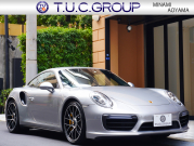 ポルシェ 911(Type991.2) ﾀｰﾎﾞS ｽﾎﾟｰﾂｸﾛﾉPKG　MY17 ｴﾝﾄﾘ‐D ﾚｻﾞｰｲﾝﾃﾘｱ 黒革 PCMﾅﾋﾞ Carplay PCCB ﾌﾞﾙﾒｽﾀｰS 　2年保証付