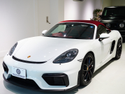 ポルシェ 718スパイダー 4.0 6MT　正規D車 ｽﾎﾟｰﾂｸﾛﾉP ｽﾊﾟｲﾀﾞｰｸﾗｼｯｸｲﾝﾃﾘｱ 18Wayｽﾎﾟｰﾂｼｰﾄ PCMﾅﾋﾞ Bｶﾒﾗ PASM ｽﾎﾟｴｸﾞ 20ｲﾝﾁ718ｽﾊﾟｲﾀﾞｰAW 新車保証付
