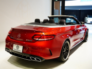 AMG Cクラス C63S ｶﾌﾞﾘｵﾚ ﾚｰﾀﾞｰSP　正規D車 後期ﾓﾃﾞﾙ 510ps 黒幌 赤黒ﾅｯﾊﾟ革 ﾅﾋﾞTV ﾌﾞﾙﾒｽﾀｰ ﾍｯﾄﾞｱｯﾌﾟﾃﾞｨｽﾌﾟﾚｲ ﾊﾟﾌｫｰﾏﾝｽEX ﾊﾟﾌｫｰﾏﾝｽｽﾃｱﾘﾝｸﾞ 専用19/20AW　2年保証