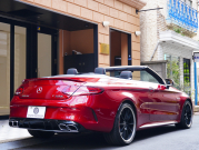 AMG Cクラス C63S ｶﾌﾞﾘｵﾚ ﾚｰﾀﾞｰSP　正規D車 後期ﾓﾃﾞﾙ 510ps 黒幌 赤黒ﾅｯﾊﾟ革 ﾅﾋﾞTV ﾌﾞﾙﾒｽﾀｰ ﾍｯﾄﾞｱｯﾌﾟﾃﾞｨｽﾌﾟﾚｲ ﾊﾟﾌｫｰﾏﾝｽEX ﾊﾟﾌｫｰﾏﾝｽｽﾃｱﾘﾝｸﾞ 専用19/20AW　2年保証