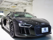 アウディ R8 5.2 FSI V10 Plus Quattro　正規D車 左H ﾌｧｲﾝﾊﾞｯﾊﾟｽﾎﾟｰﾂｼｰﾄ 純正MMIﾅﾋﾞ ｶｰﾎﾞﾝｾﾗﾐｯｸﾌﾞﾚｰｷ ｶｰﾎﾞﾝｴｸｽﾃﾘｱ ﾚｰｻﾞｰLED OP20ｲﾝﾁAW FABSPEEDﾏﾌﾗｰ　2年保証