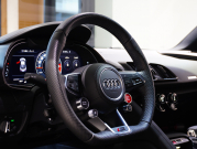 アウディ R8 5.2 FSI V10 Plus Quattro　正規D車 左H ﾌｧｲﾝﾊﾞｯﾊﾟｽﾎﾟｰﾂｼｰﾄ 純正MMIﾅﾋﾞ ｶｰﾎﾞﾝｾﾗﾐｯｸﾌﾞﾚｰｷ ｶｰﾎﾞﾝｴｸｽﾃﾘｱ ﾚｰｻﾞｰLED OP20ｲﾝﾁAW FABSPEEDﾏﾌﾗｰ　2年保証