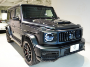 AMG Gクラス G63 AMG Editionマットブラック 正規D車 限定車 左H 専用黒革 サンルーフ 純正ナビTV Burmester AMGパフォーマンスEX ナイトPKG AMG22インチAW BRABUSボンネットドーム  カーボンFリップ 2年保証