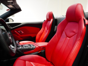 アウディ R8 ｽﾊﾟｲﾀﾞｰ 5.2 FSI V10 Quattro　正規D車 左H ﾚｯﾄﾞﾌｧｲﾝﾅｯﾊﾟﾚｻﾞｰｽﾎﾟｰﾂｼｰﾄ ﾌﾙﾚｻﾞｰﾄﾘﾑ 純正MMIﾅﾋﾞ ﾊﾞｰﾁｬﾙｺｯｸﾋﾟｯﾄ OP20ｲﾝﾁAW　2年保証