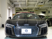 アウディ R8 ｽﾊﾟｲﾀﾞｰ 5.2 FSI V10 Quattro　正規D車 左H ﾚｯﾄﾞﾌｧｲﾝﾅｯﾊﾟﾚｻﾞｰｽﾎﾟｰﾂｼｰﾄ ﾌﾙﾚｻﾞｰﾄﾘﾑ 純正MMIﾅﾋﾞ ﾊﾞｰﾁｬﾙｺｯｸﾋﾟｯﾄ OP20ｲﾝﾁAW　2年保証