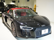 アウディ R8 ｽﾊﾟｲﾀﾞｰ 5.2 FSI V10 Quattro　正規D車 左H ﾚｯﾄﾞﾌｧｲﾝﾅｯﾊﾟﾚｻﾞｰｽﾎﾟｰﾂｼｰﾄ ﾌﾙﾚｻﾞｰﾄﾘﾑ 純正MMIﾅﾋﾞ ﾊﾞｰﾁｬﾙｺｯｸﾋﾟｯﾄ OP20ｲﾝﾁAW　2年保証