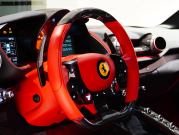 フェラーリ 812 スーパーファスト F1 DCT　正規D車 左H ｶｰﾎﾞﾝﾌｧｲﾊﾞｰﾄﾞﾗｲﾊﾞｰｿﾞｰﾝ+LEDｽﾃｱﾘﾝｸﾞ ｻｽﾍﾟﾝｼｮﾝﾘﾌﾀｰ ﾌﾙ電動ﾃﾞｲﾄﾅｼｰﾄ 純正ﾅﾋﾞ ﾊﾟｰｷﾝｸﾞｶﾒﾗ ｶｰﾎﾞﾝｲﾝﾃﾘｱ ﾊﾟｯｾﾝｼﾞｬｰﾃﾞｨｽﾌﾟﾚｲ 鍛造20AW ﾏｯﾄPPF